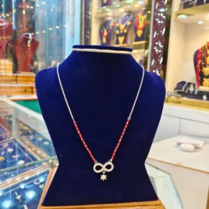 Gold Necklace With Flower Pendant